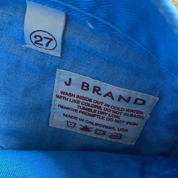 J Brand Blue Bonnet Cut Off Shorts Size 27/4 - Bright and Vibrant Color! 💙 - Picture 9 of 9
